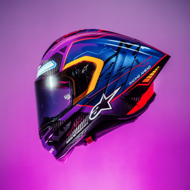 Alpinestars R10 Martinator - celoobličková prilba FIM ECE 22.06 z uhlíkovej vlákna