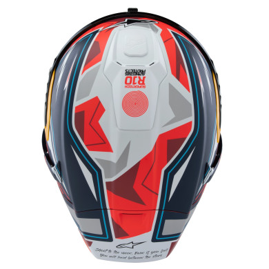 Motocyklová přilba SUPERTECH R10 Limited Edition PEDRO ACOSTA, ALPINESTARS (blue/red/white matt) 2025
