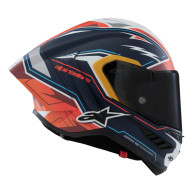 Motorradhelm SUPERTECH R10 Limited Edition PEDRO ACOSTA, ALPINESTARS (blue/red/white matt) 2025