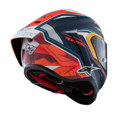 Motoros bukósisak SUPERTECH R10 Limited Edition PEDRO ACOSTA, ALPINESTARS (blue/red/white matt) 2025