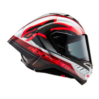 Motorcycle Helmet SUPERTECH R10 TEAM, ALPINESTARS (carbon/red/white) 2026