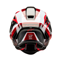 Motorradhelm SUPERTECH R10 TEAM, ALPINESTARS (Carbon/Rot/Weiß) 2026