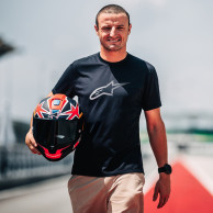 helmet SUPERTECH R10 limited edition JACK MILLER, ALPINESTARS (carbon matt/red/blue/yellow/white) 2025