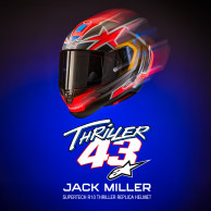 SUPERTECH R10 motoros bukósisak Limited Edition Jack Miller – carbon matt/piros/kék/sárga/fehér – ALPINESTARS 2025