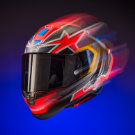 helmet SUPERTECH R10 limited edition JACK MILLER, ALPINESTARS (carbon matt/red/blue/yellow/white) 2025