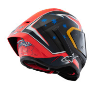 SUPERTECH R10 Motorradhelm Limited Edition Jack Miller – Carbon matt/rot/blau/gelb/weiß – ALPINESTARS 2025