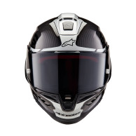 Celoheliová přilba Alpinestars S-R10 Carbon Element (Stříbrná/Černá) – FIM