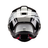 Alpinestars S-R10 Carbon Element sisak (Ezüst/fekete) - FIM