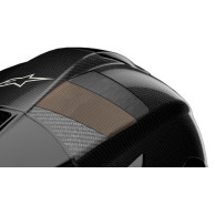 motorcycle helmet SUPERTECH R10 ELEMENT, ALPINESTARS (carbon/red fluo/white) 2026