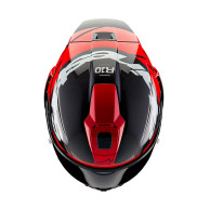 kask motocyklowy SUPERTECH R10 ELEMENT, ALPINESTARS (carbon/red fluo/white) 2026