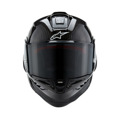 kask motocyklowy SUPERTECH R10 SOLID, ALPINESTARS (gloss carbon/matt carbon) 2026