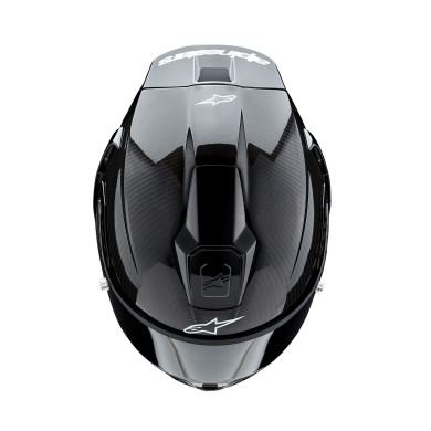 motoros sisak SUPERTECH R10 SOLID, ALPINESTARS (gloss carbon/matt carbon) 2026