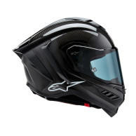 motoros sisak SUPERTECH R10 SOLID, ALPINESTARS (gloss carbon/matt carbon) 2026