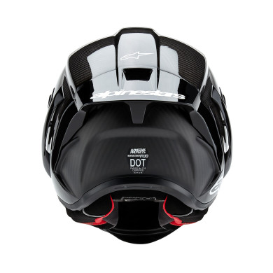 motoros sisak SUPERTECH R10 SOLID, ALPINESTARS (gloss carbon/matt carbon) 2026
