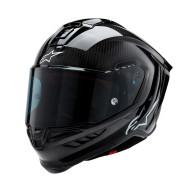 Motorradhelm SUPERTECH R10 SOLID, ALPINESTARS (gloss carbon/matt carbon) 2026