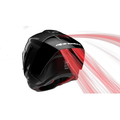 ALPINESTARS Supertech R10 Solid Weiß Matt Carbon ECE 22.06
