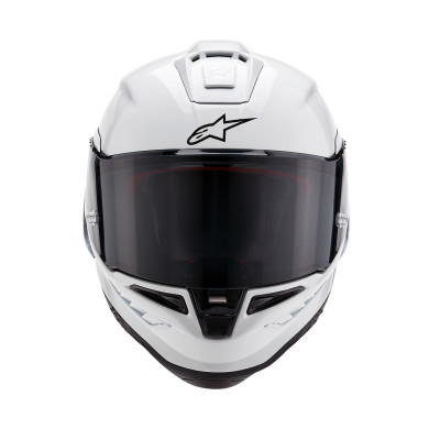 ALPINESTARS Supertech R10 Solid biely mat carbon ECE 22.06