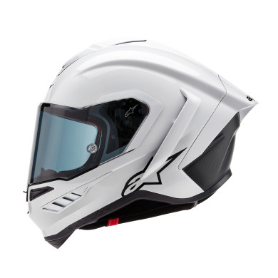 ALPINESTARS Supertech R10 Solid Weiß Matt Carbon ECE 22.06
