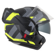 Cassida MultiFlip Korp Fluo flip-up helmet, sun visor, Pinlock, ECE 22.06