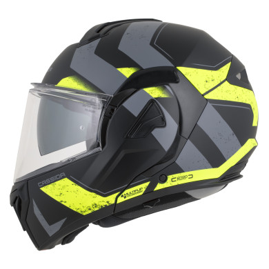 f Cassida MultiFlip Korp Fluo Klapphelm, Sonnenblende, Pinlock, ECE 22.06