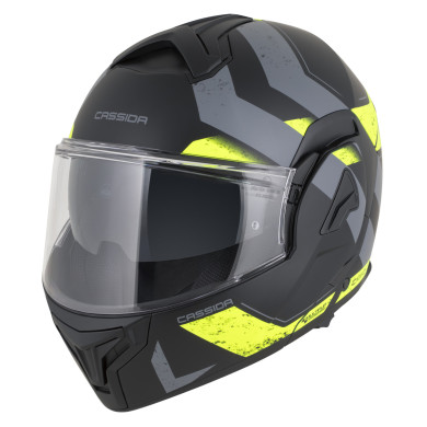 f Cassida MultiFlip Korp Fluo Klapphelm, Sonnenblende, Pinlock, ECE 22.06