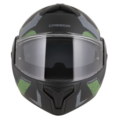 Cassida MultiFlip Korp Green Klapphelm, Sonnenblende, Pinlock, ECE 22.06