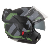 Cassida MultiFlip Korp Green flip-up helmet, sun visor, Pinlock, ECE 22.06
