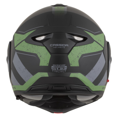 Cassida MultiFlip Korp Green Klapphelm, Sonnenblende, Pinlock, ECE 22.06