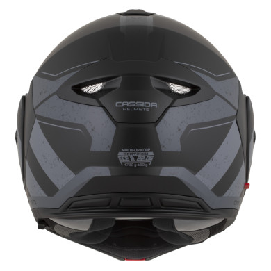 Cassida MultiFlip Korp Grey flip-up helmet, sun visor, Pinlock, ECE 22.06