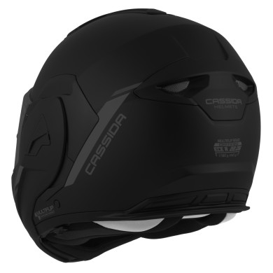 Kask motocyklowy szczękowy Cassida MultiFlip Solid flip-up, blenda, Pinlock, ECE 22.06
