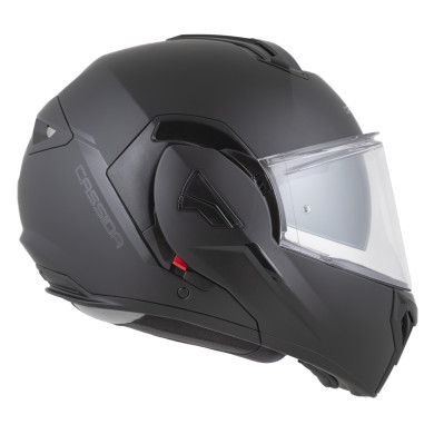 Cassida MultiFlip BlackOut Klapphelm, Sonnenblende, Pinlock, ECE 22.06