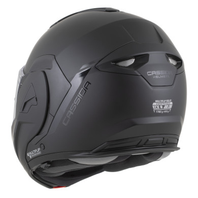 Cassida MultiFlip BlackOut Klapphelm, Sonnenblende, Pinlock, ECE 22.06