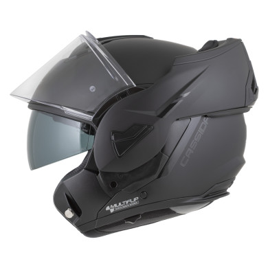 Cassida MultiFlip BlackOut Klapphelm, Sonnenblende, Pinlock, ECE 22.06