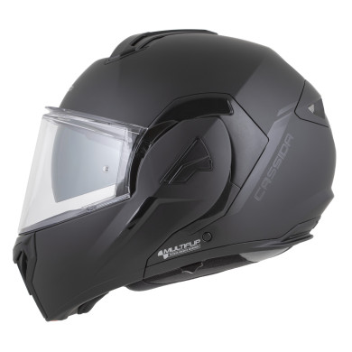 Cassida MultiFlip BlackOut Klapphelm, Sonnenblende, Pinlock, ECE 22.06