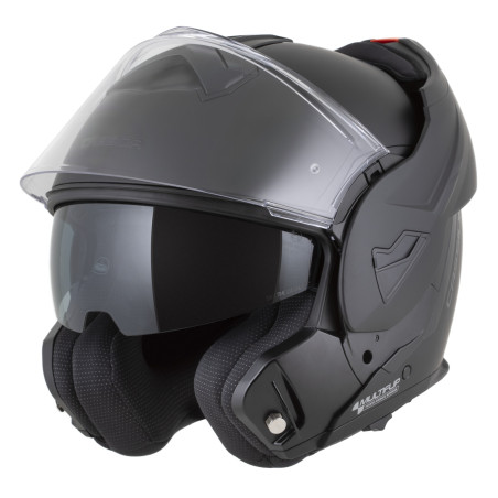 Kask motocyklowy Cassida MultiFlip BlackOut flip-up, blenda, Pinlock, ECE 22.06