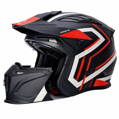 HORNMultiX motorcycle helmet – removable chin guard, visor, ECE 22.06