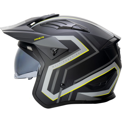 HORNMultiX motorcycle helmet – removable chin guard, visor, ECE 22.06
