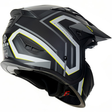 HORNMultiX motorcycle helmet – removable chin guard, visor, ECE 22.06