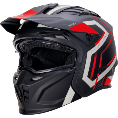 HORNMultiX motorcycle helmet – removable chin guard, visor, ECE 22.06
