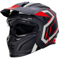 HORNMultiX motorcycle helmet – removable chin guard, visor, ECE 22.06