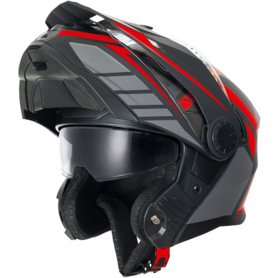 Horn Multi-Tour ECE 22.06 motorbike jaw helmet with visor, visor and under intercom