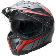 Horn Multi-Tour ECE 22.06 motorbike jaw helmet with visor, visor and under intercom