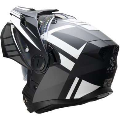 Horn Multi-Tour ECE 22.06 motorbike jaw helmet with visor, visor and under intercom