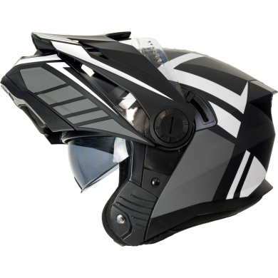 Horn Multi-Tour ECE 22.06 motorbike jaw helmet with visor, visor and under intercom