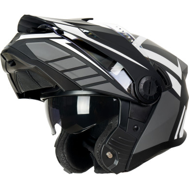 Horn Multi-Tour ECE 22.06 motorbike jaw helmet with visor, visor and under intercom