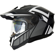 Horn Multi-Tour ECE 22.06 motorbike jaw helmet with visor, visor and under intercom