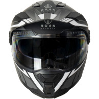 Horn Multi-Tour ECE 22.06 Motorradkieferhelm mit Visier, Visier und Untersprechanlage