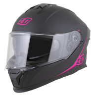 Kask motocyklowy integralny ZED K40 czarno-różowy