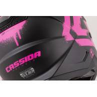 Crosshelm Cassida Cross Cup 2 Crew 2026 matt schwarz / pink fluo ECE 22.06