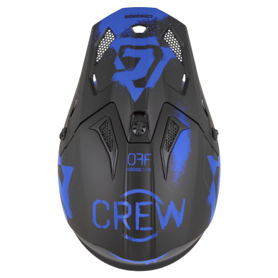 Cassida Cross Cup 2 Crew černý mat - přilba cross ECE 22.06 s interkomem